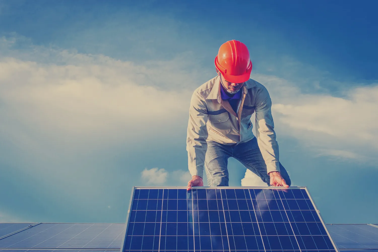 commercial solar panel installation
