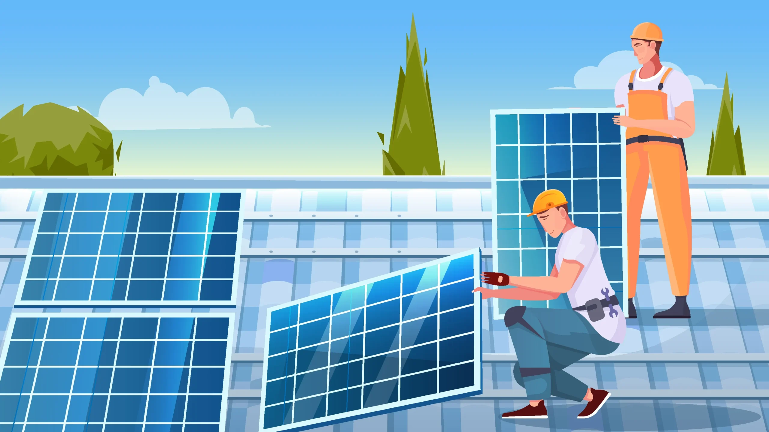 install solar panels