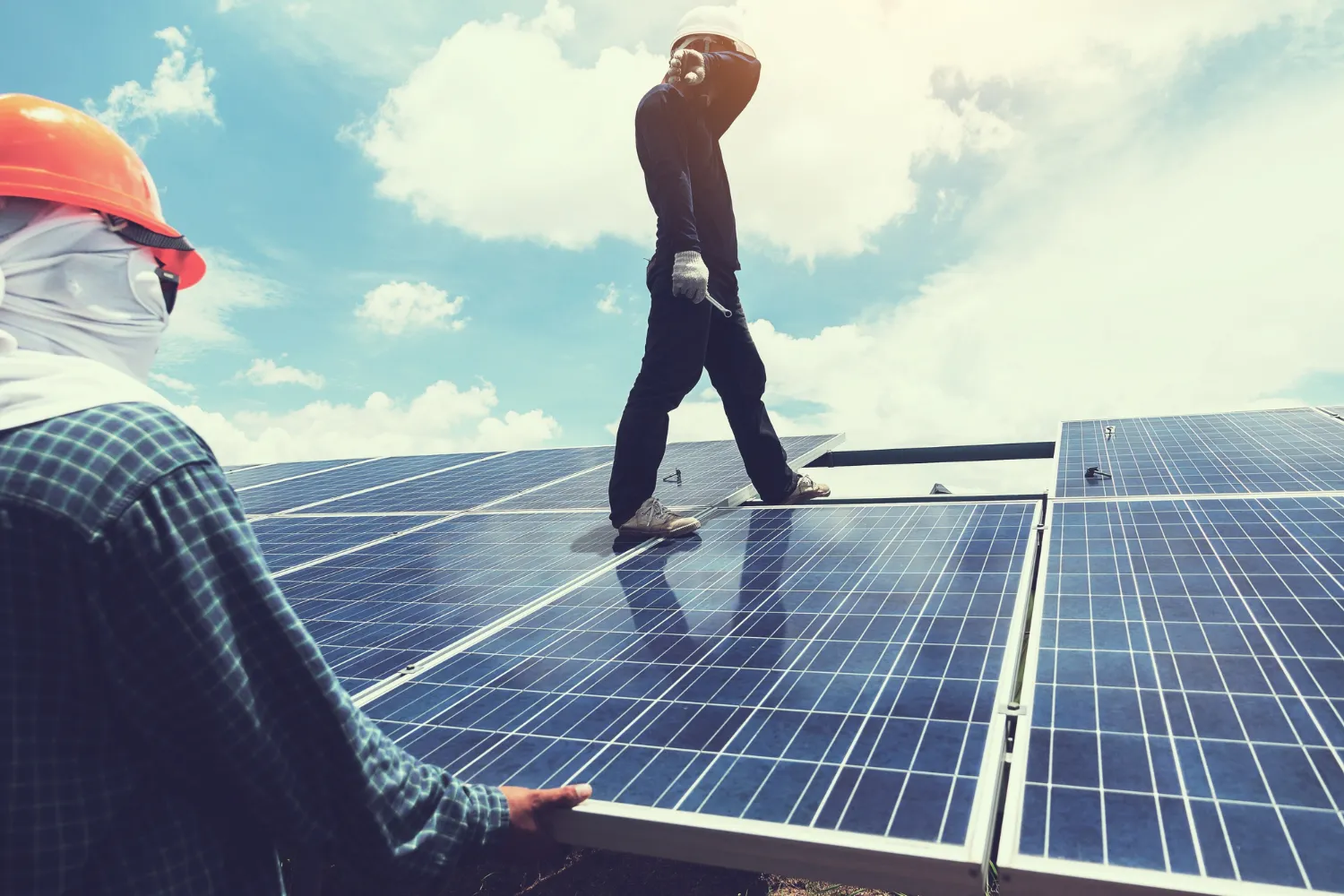 installing solar panels